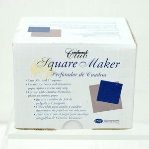 Square Maker Hole Punch The Creative Memories Collection New in Box